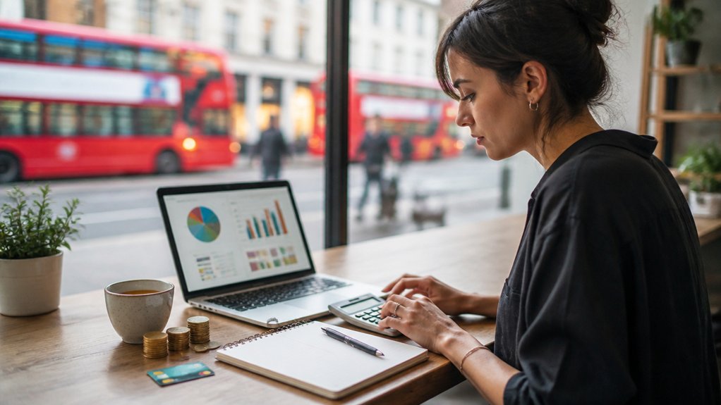 promote a small  business with set goals budget track