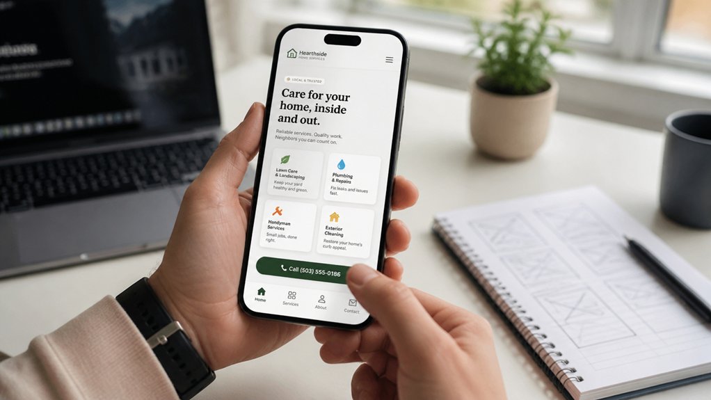 design for thumb friendly mobile
